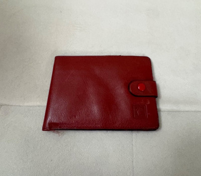 Vintage Rolex S.A. Geneve Red Leather Wallet