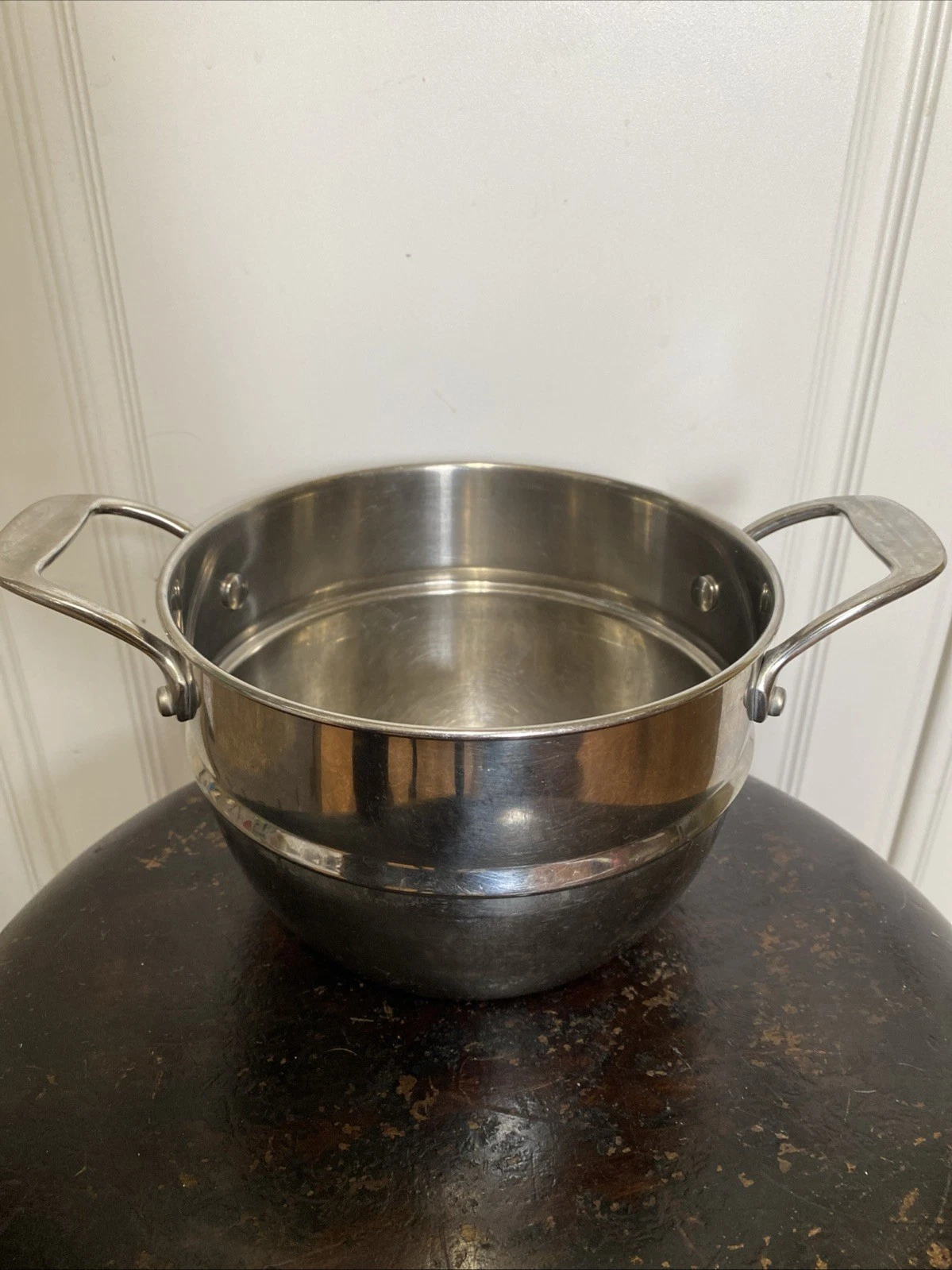 All-Clad Stainless Steel Steamer Insert Basket Only 7.5” Diameter Strainer