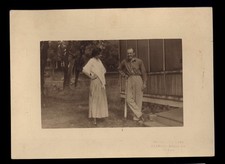 from ALBUM *photo by ZIMMERMAN BROS. Eastman Kodak St. Paul MAN & WOMAN talking