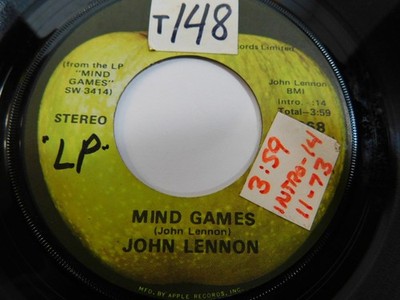 John Lennon   Mind Games 1973 7'' Single 1868