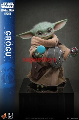 Presale Hot Toys LMS016 1/1 Star Wars The Mandalorian Grogu Life