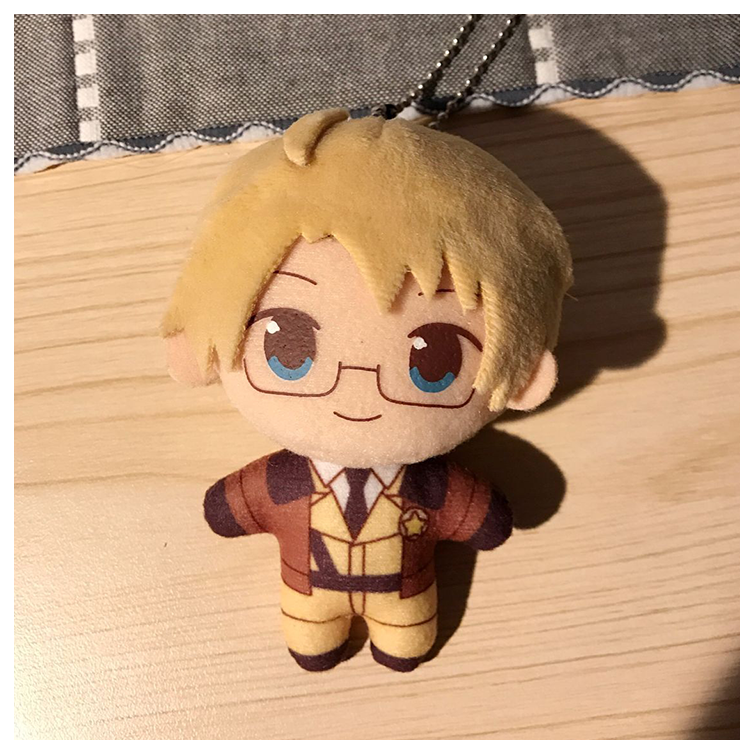Hetalia Axis Powers Alfred F Jones 10CM Plush Doll Toy Pendant | eBay