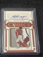 2023 Panini National Treasures - Ecklar's Choice Marcelo Mayer #ECK-MM Gold /49