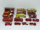 Vintage Lot 17 Fire Ladder Truck Police Car Rescue Vehicle Corgi Solide Die Cast