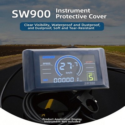 Electric Bike SW900 Display Cover Silicone Protective Case Waterproof Dustproof