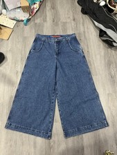 Jnco Fat Boy mens Blue Wide-Leg Denim Jeans