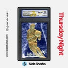 1996 FLEER EX-2000 23KT GOLD KOBE BRYANT SKY BACKGROUND ROOKIE /5000 WCG 10