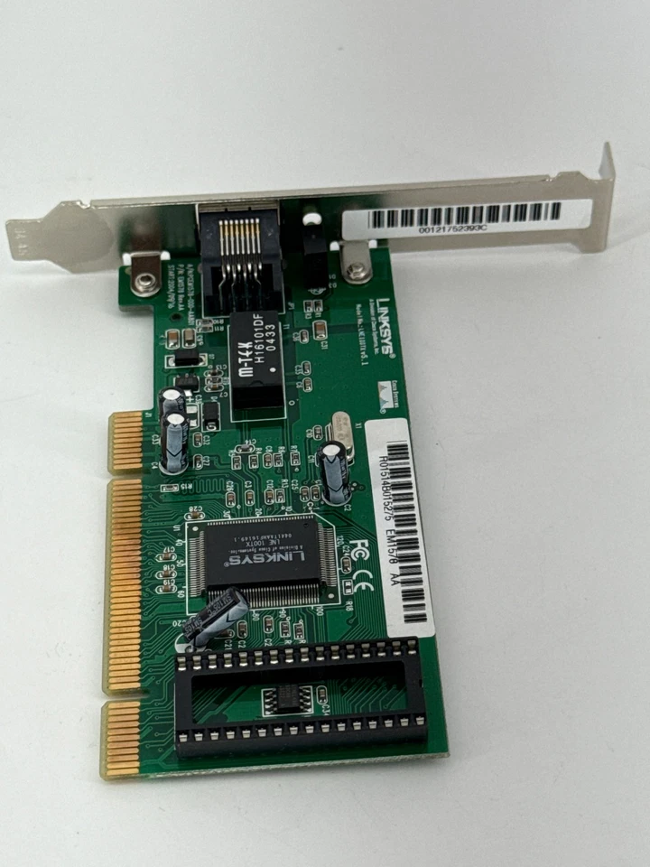 Linksys LNE100TX EtherFast 10/100 LAN PCI Network Card V5.1 Ethernet Adapter - Image 3 of 4