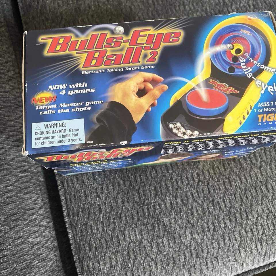 Электронная говорящая мишень Tiger Games Bulls-Eye Ball 2 Hasbro 2005 ЗАПЕЧАТАННАЯ - Изображение 3 из 4