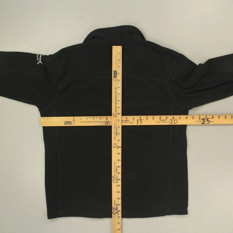 Pullover negro Patagonia para mujer 1/4 cremallera polar talla mediana MARCADO Foto 3 de 4