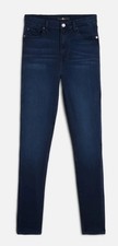 7 For Mankind HIGH WAIST ANKLE SKINNY in Slim Illusion SZ 31