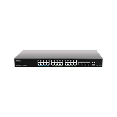 GRANDSTREAM GWN7813P Manageable Layer Switch (Layer) 3 Rackable. Ports: 24x G...