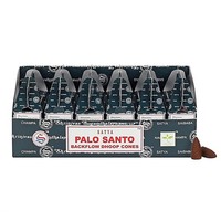 RäUcher Set Palo Santo RüCkfluss RäUcherkegel -- 75 G + Orientalischer Kerzenhal