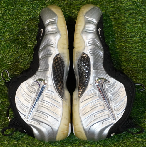 Nike Air Foamposite Pro 'Silver Surfer' (Size 9) Excellent Condition* 616750-004 - Picture 4 of 12