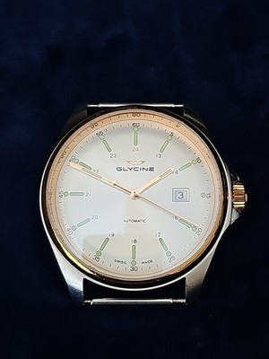 GLYCINE AUTOMATIC 5ATM REF 3890 SAPPHIRE CRYSTAL 43MM SWISS MADE
