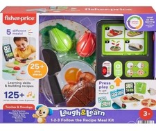 Fisher-Price Talking Kitchen Playset Laugh  Learn 123 Follow the Recipe