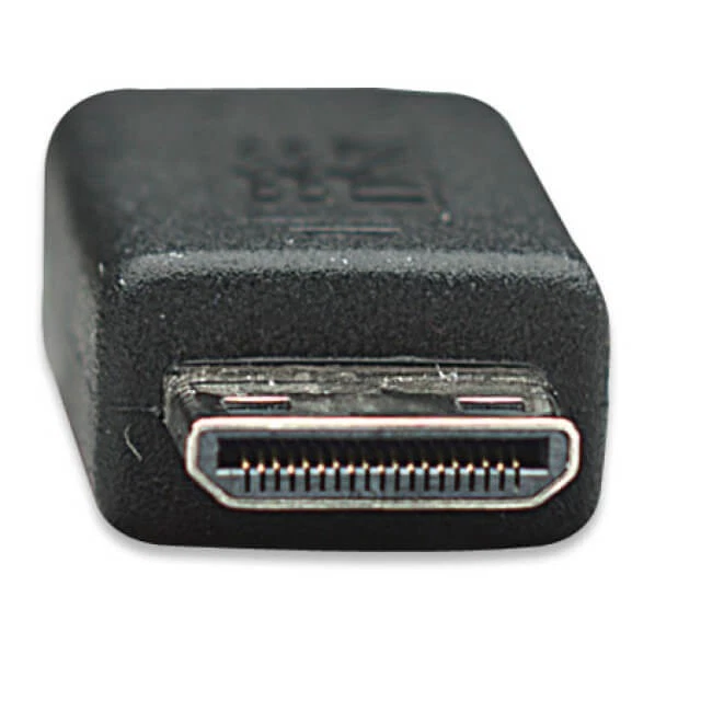 HDMI Kabel HighSpeed mit Ethernet/ Mini HDMI schwarz 1,8m Techly ICOC-HDMI-B-015 - Bild 4 von 4