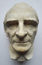 Büste Portrait Kopf Gips Bernhard Huys Norddeutsch Worpswede Nachlass