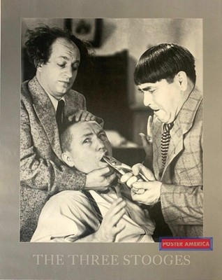 663473 The Three Stooges Pulling Teeth Photo Wall Print Poster
