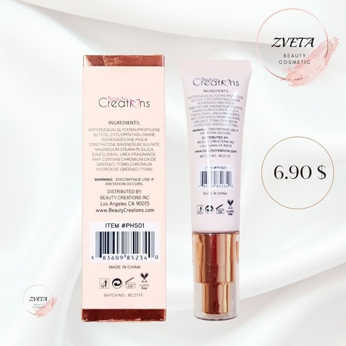 Beauty Creations, Flawless Stay Hydrating Primer, Fresh Oil Free Dewy Finish - Picture 4 of 4