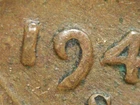HIGH GRADE MINT ERROR 1944-S  LINCOLN WHEAT CENT DDO#1   VF