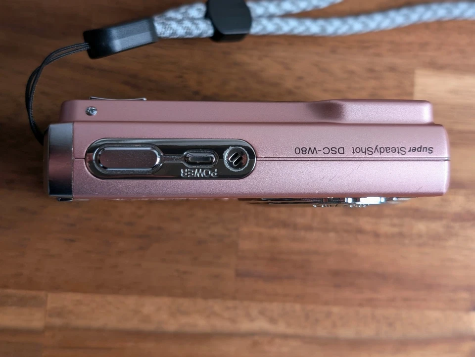 Japanese Only Sony Cyber-shot DSC-W80 DigitalCamera 7.2MP 3X Zoom pink Near Mint - Image 2 of 4