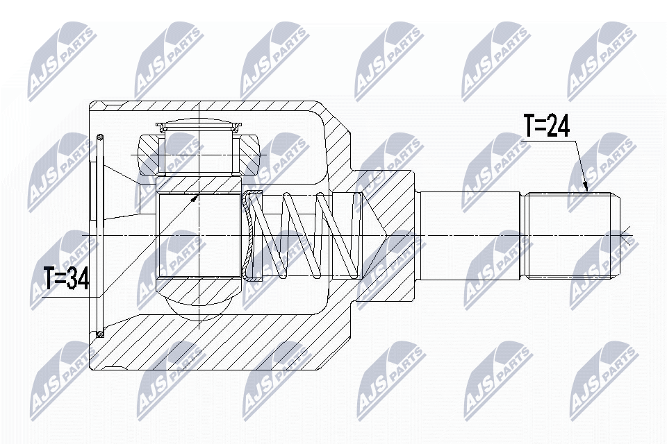 Hardy Disc, Longitudinal Wave Shaft Fits for Citroen 1.6HDI 92KM 12 - Image 2
