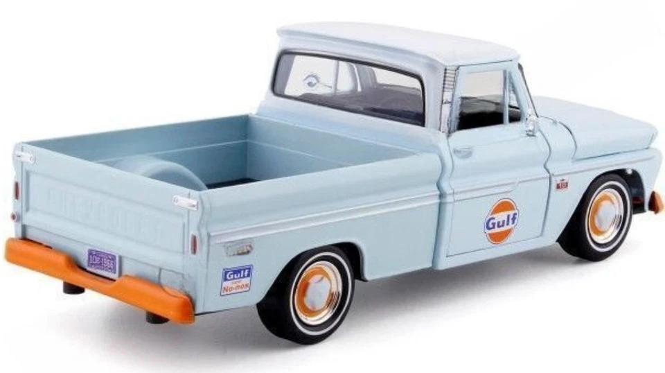 MOTOR MAX, CHEVY C10 Fleetside Pickup 1966 GOLFO, 1/24, MMX79648 - Immagine 2 di 3