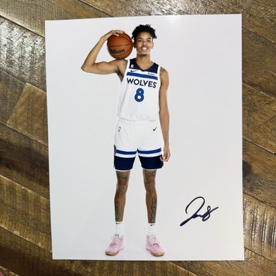 Josh Minott Autographed 8x10 Photo Minnesota Timberwolves Signed Picture No COA