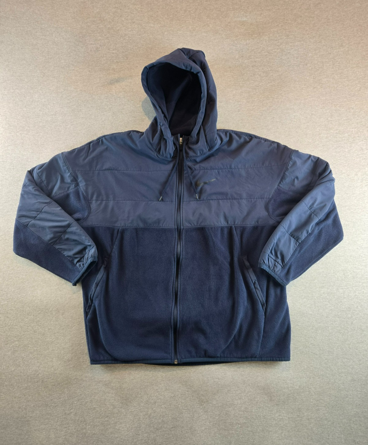 SACAI X NIKE Nike Therma Fit Giacca Uomo XXL Blu Invernale Allenamento Full Zip Cappuccio DD2128