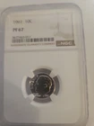 1961 Proof Roosevelt Dime certified PF 67 by NGC!
