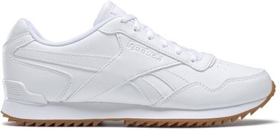 Größe UK 9,5 - Reebok Royal Glide weiß Leder Schuhe Turnschuhe Schuhe Sneaker