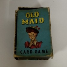 Whitman Old Maid Card Game Classic Theme Vintage