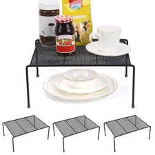 Set of 4 Mesh Kitchen Shelves Cabinet Storage Shelf Rack (13.1 x 10.2 Inch) ，...