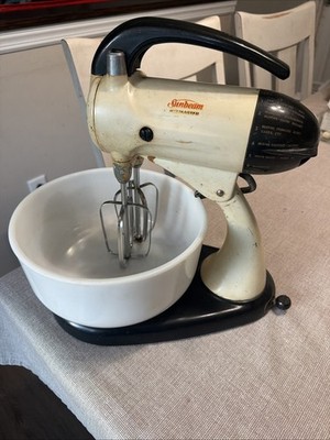 1940-1950's Sunbeam Mixmaster Vintage Stand Mixer Original In