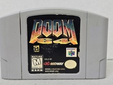 Doom 64 Nintendo 64, 1997, Midway Authentic Tested Working