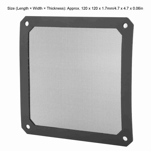 Pc Cooler Fan Filter Pvc Magnetic Computer Mesh Frame Dust Filter Dustproo SPC