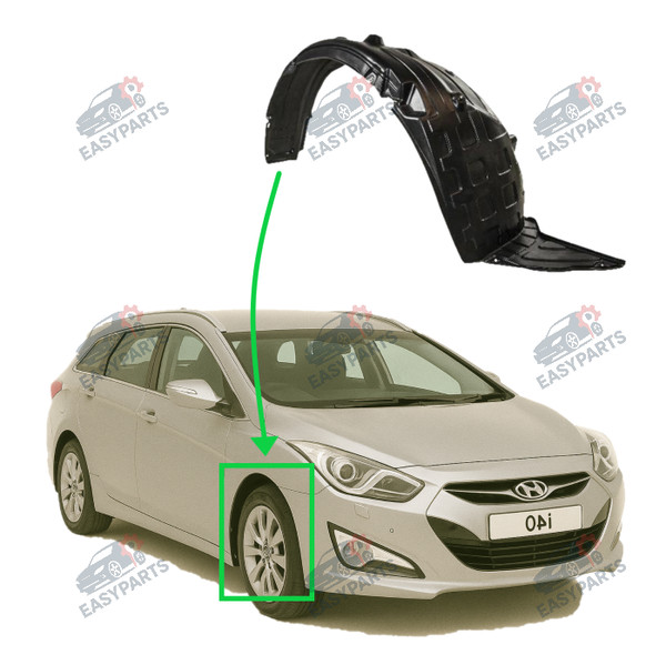 Radlauf StoßStange Locaro Vorne Rechts FüR Hyundai I40 Ab 2011-image