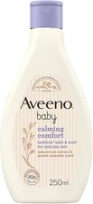 Aveeno Baby Calming Comfort Bedtime Bath and Wash (1 x 250ml), Tear-Free and Soa