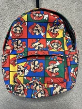 Mochila Nintendo Mario Brothers Awesome Nostalgic 16" Usada