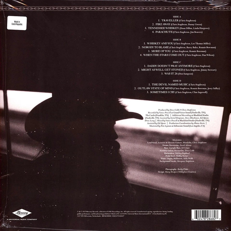 Chris Stapleton - Traveller 10th Anniversary Translucent U (2015 - US - Reissue) - Bild 2 von 3