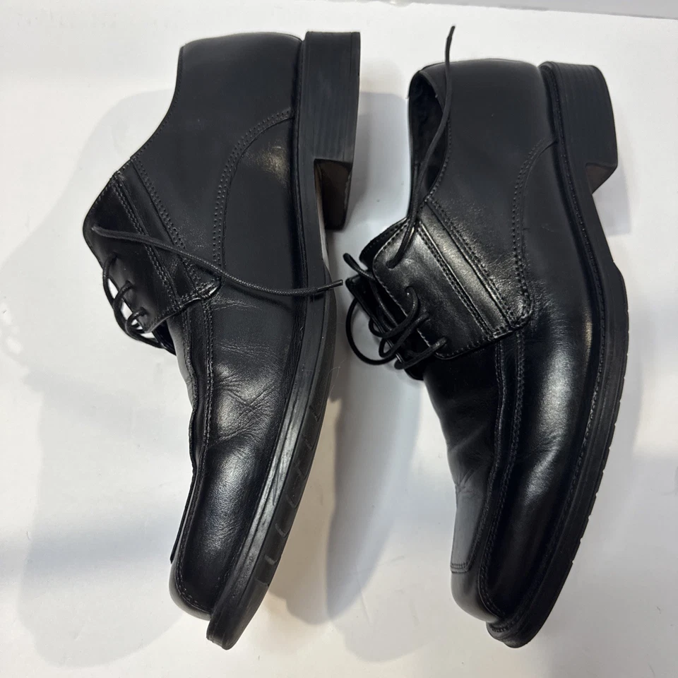 Bostonian кожаные туфли мужские 11 черный Оксфорд шнурует вверх - Изображение 2 из 4