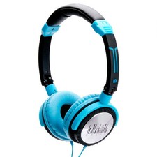 Idance CRAZY501 Black  Blue DJ Headphones Mic Ip
