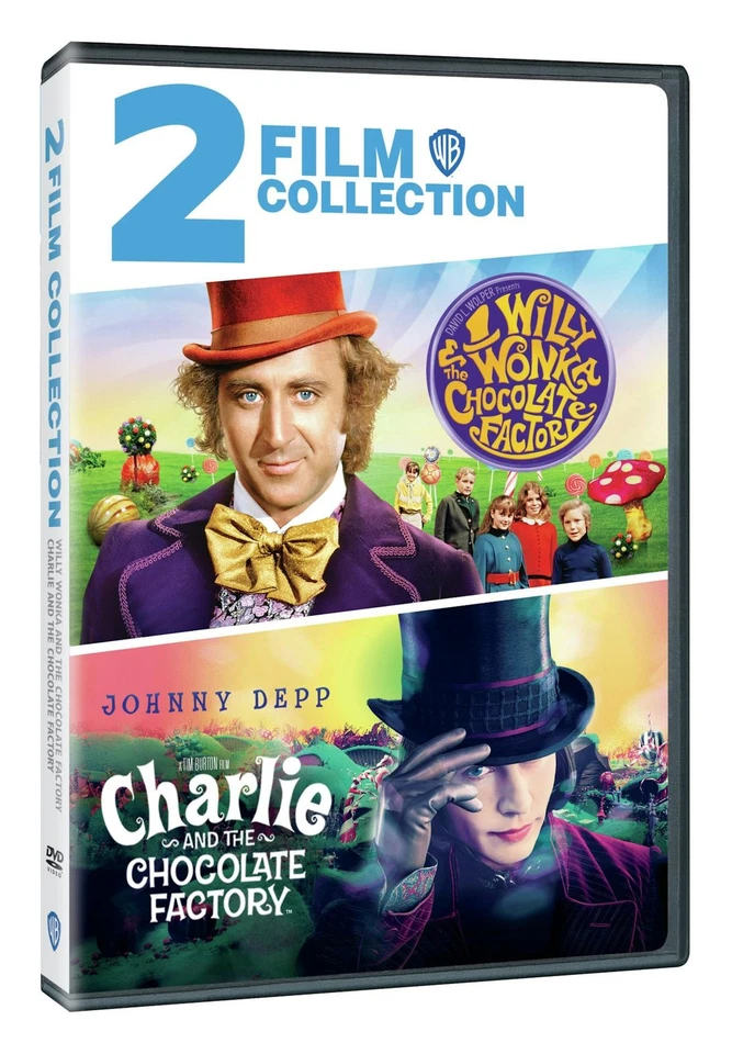 Willy Wonka and the Chocolate Factory / Charlie and the Chocolate Factory DVD - Image 3 of 4