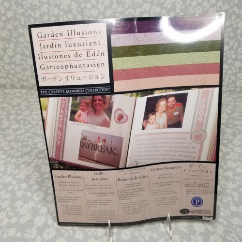 SEALED Creative Memories Paper Garden Illusions Embossed Photo Mounting - Picture 1 of 5