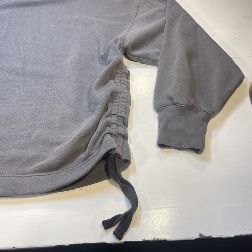 AERIE Gathered Side Oversize HOODIE HOODED PULLOVER SWEATSHIRT Womens XL - Picture 2 of 5