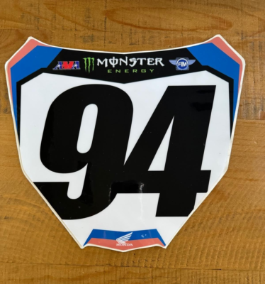 KEN ROCZEN NUMBER PLATE DECAL #94 REPLICA FACTORY HONDA CRF 450