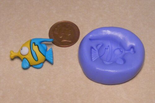 Reusable Fish Silicone Rubber Mould Food Safe Sugarcraft Jewellery Cake Tumdee 2 - Picture 1 of 1
