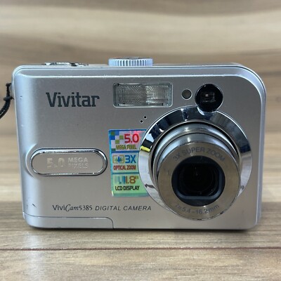 Vivitar Vivicam 5385 Digital Camera 3X Optical Zoom 5MP LCD