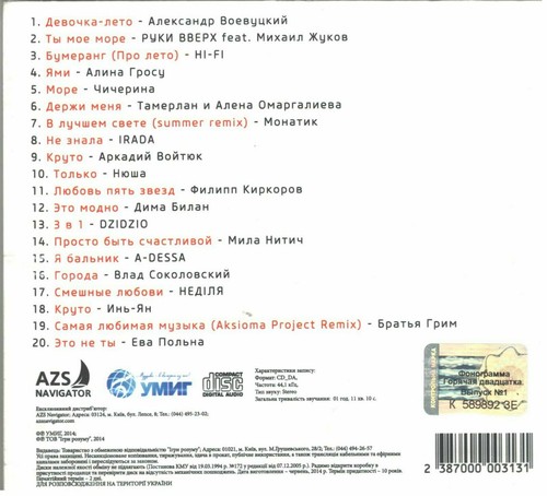 CD -Goryachaya dvadtsatka # 1 - sbornik - digipack - new - Imagen 2 de 2